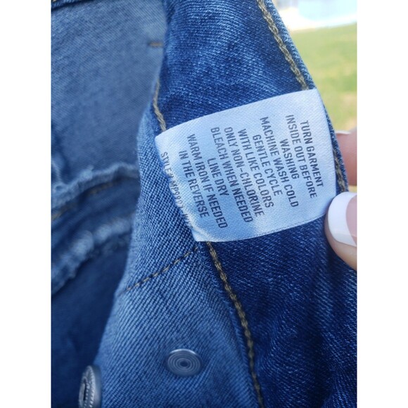 Zoe + Phoebe High Rise Slim Boot Leg Dark Wash Stretch Blue Jeans Women’s Sz 12 - Picture 10 of 16